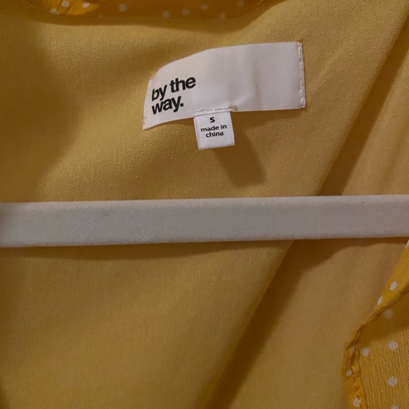 Mini yellow poka dot dress - Picture 2 of 4